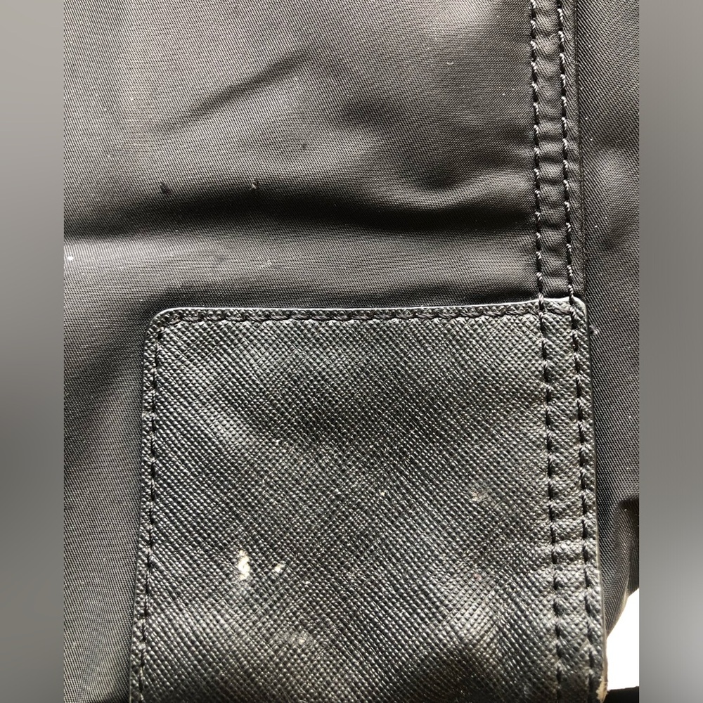 Tory Burch Black Nylon Tote with Logo Patch - Picture 13 of 14